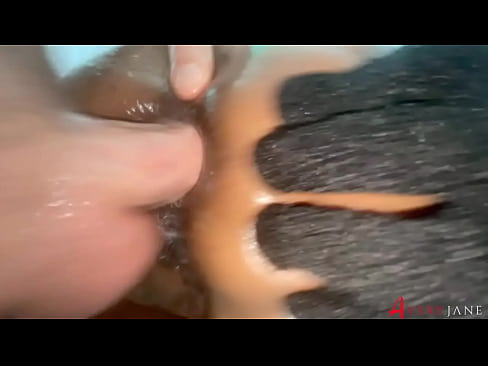 Big Ass Ebony Anal Gapes with Thick White Cock