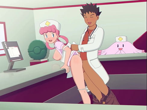 Brock se coge a la enfermera joy y se corre dentro al fin
