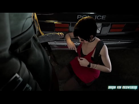 Ada Wong extracts the tyrant's biological fluid
