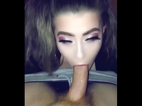 Sexy whore gets facefucked by huge cock and has make up ruined