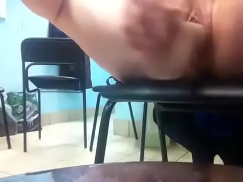 Office stormy orgasm