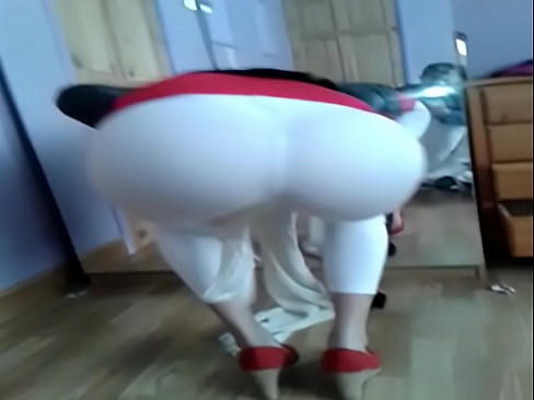 Bangla slutty girlfriend bending over!