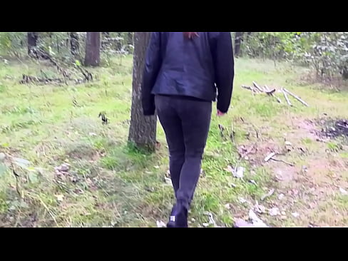 Friend films my masturbation in the woods