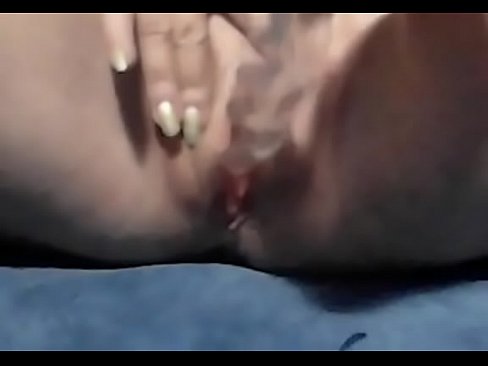 masturbation with strange screw dildo