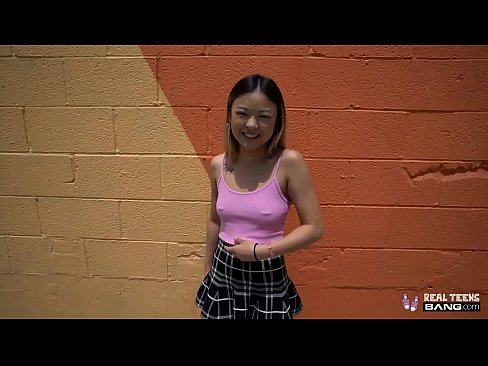 Real Teens - Sexy Petite Asian Gets Big White Dick