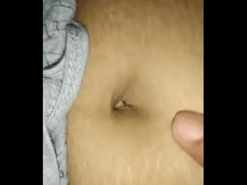 Indian wife navel feel