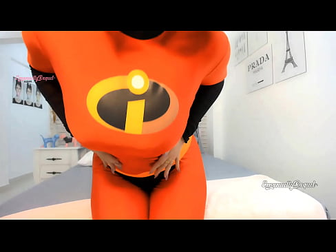 Sexy elastigirl cosplay curvy girl from brazil giving the hottest joi, jerk off instructions to you, making you reach the best orgasm