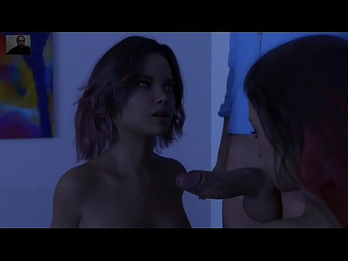 Двойной минет - 3D Порно - Мультяшный секс