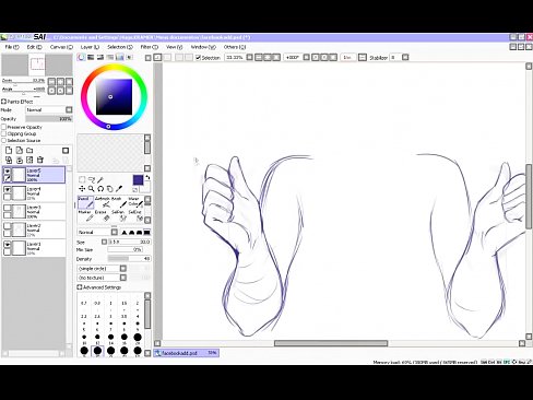 Hentai Speed Drawing - Part 1 - Sketching