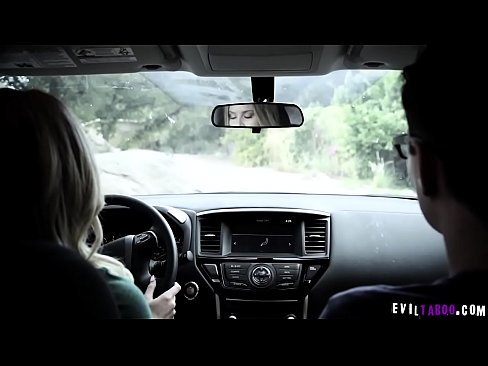 Teen student fucked during driving lesson session