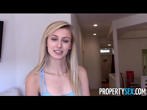 Little slut gets boned at real estate