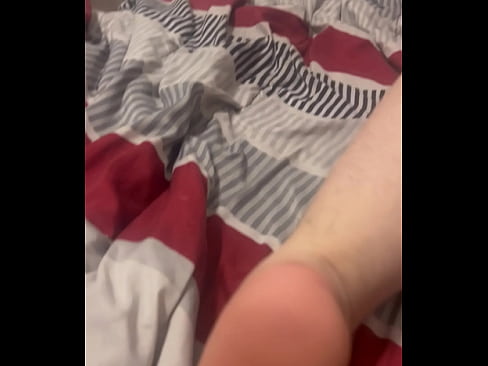 I twerk on his bed before he fucks me