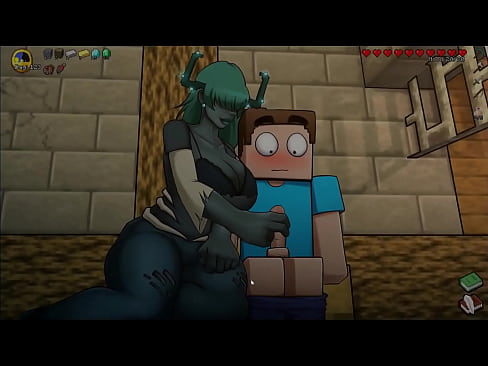 HornyCraft [ MINECRAFT rule 34 SEX games PornPlay ] Ep.37 beautiful facial in the cave