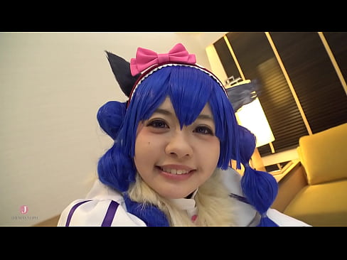 青髪獣人コスプレの可愛い女の子は、フェラチオマスター - イントロ