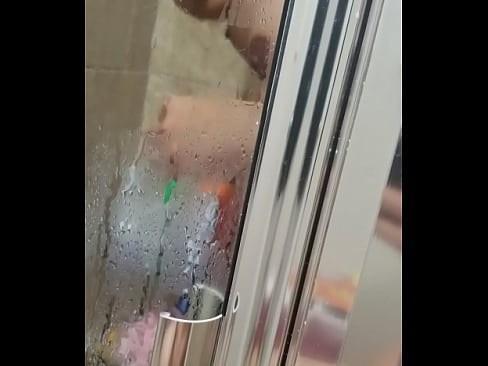 Spying on wife in the shower