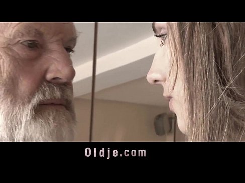 Sick cute teenie mouth cumshot medicine after fucking grandpa big old cock  Sick cute teenie mouth cumshot medicine after fucking grandpa big old cock