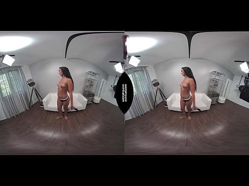 VR Casting - Beautiful girl sucks cameramans in virtual reality