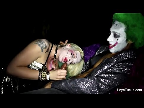 Harley Quinn Leya takes the Joker's BBC