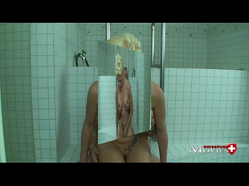 Cleaning Teeny Scarlet Young from the Bachelor Germany surprised a guy in the shower and makes everything more at his cock. Horny teen sucks his cock and gives her tight pussy ready to fuck. Addicted