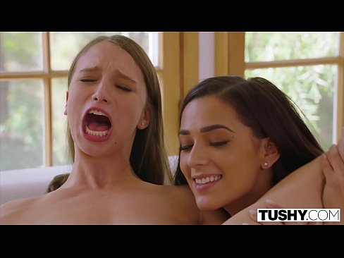 TUSHY College Student Uses Her Best Friend To Fuck Teacher