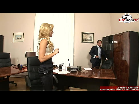 Slut with glasses and blonde hair want sex in the office  Slut with glasses and blonde hair want sex in the office