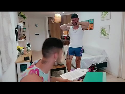 I get horny watching my stepbrother touching himself -twink touches his male's dick - big ass asshole gets fucked bareback - rich stepbrothers fucking - filmed bareback - waiting for him to receive his male's dick - with Alex Barcelona and Frann