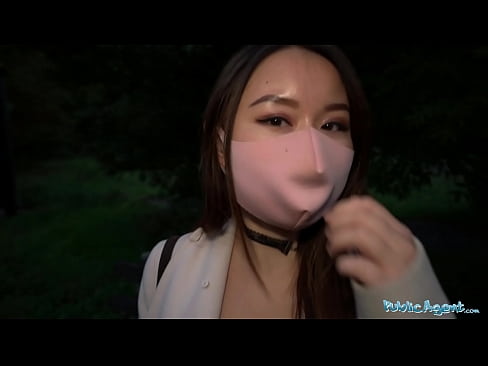 Public Agent Sexy chinese babe fucking a big fat dick