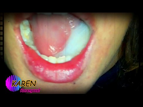karen plays with the sperm 2 (SLOW MOTION)