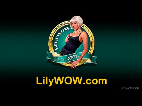 Sexy MILF LilyWOW in thinnest nude vintage stockings and hot stilettos