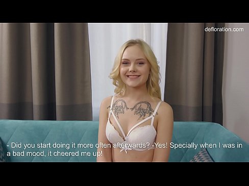 Virgin on casting. She will spread her legs and show her hymen! Unreal cool .. Then she will show how caresses her virgin pussy with a finger.