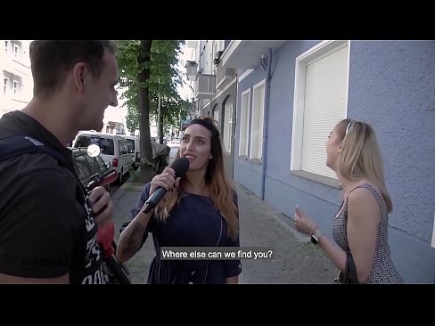 Blonde fucks random guy picked up off the streets in Germany