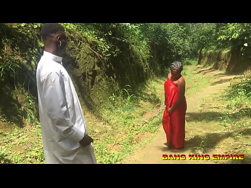 SHE LOVE MY BIG BLACK COCK IN AFRICAN FOREST