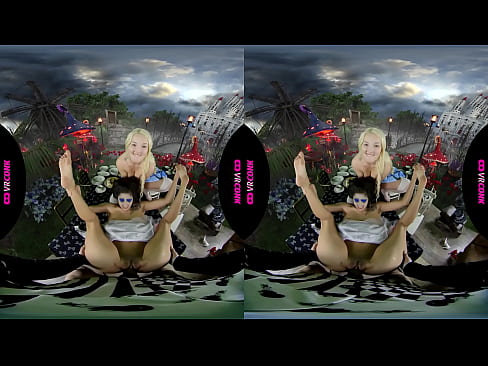 VRConk POV 3way Alice In Wonderland XXX Parody