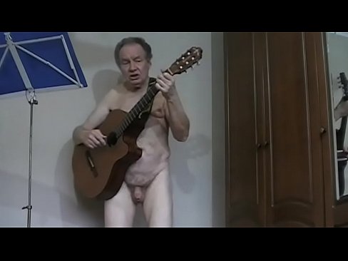 Jimmy Benido performing naked