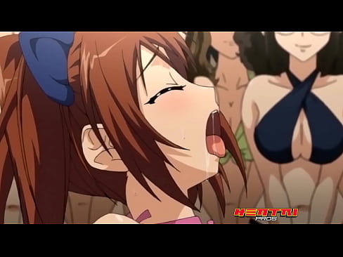 Geile Mädchen in einer Orgie am Pool | Hentai