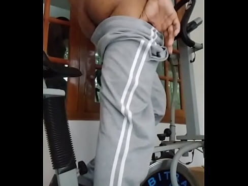 Indian boy working out for ass,butt