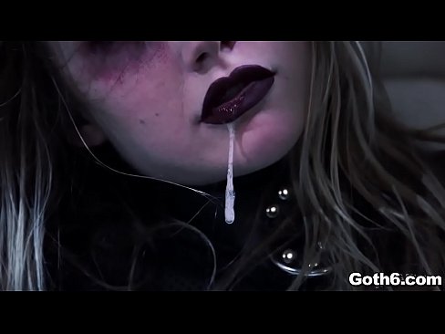 Sexy as hell goth teen Ivy Wolfe seeking orgasms in any way she can!