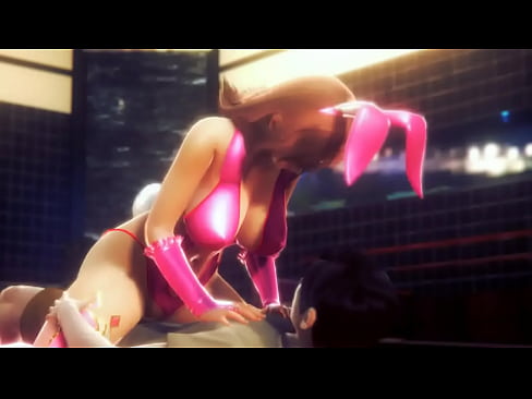 Honoka cosplay in erotic hentai gameplay video