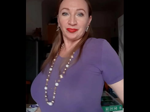 Busty milf MariaOld bouncing natural saggy boobs