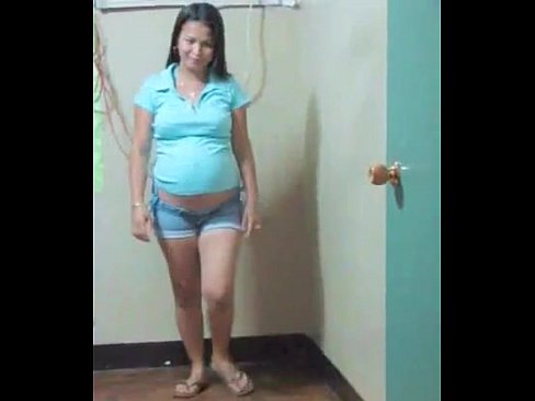 Aileen Walking to see her belly jiggle