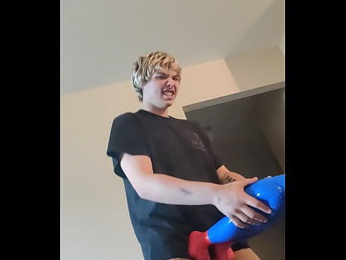 two white guys fucking a cock
