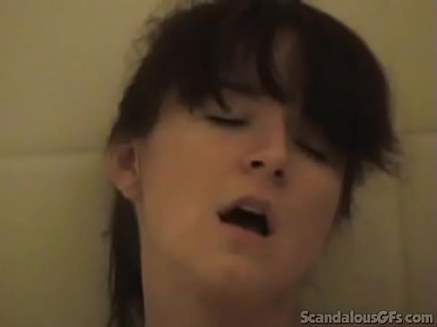 Sexy Girlfriend Fingers In The Bathroom when she thought she was private