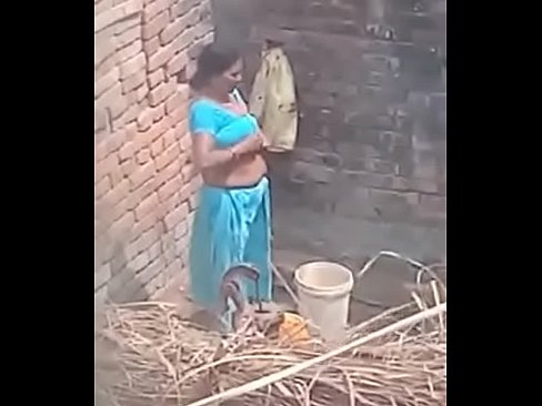 Mature Lady Bathing