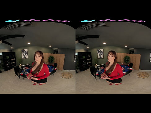 MILF with big boobs lets you watch her masturbate in VR