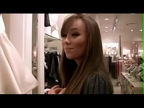 Cute Capri Anderson gets naked in a dressing room
