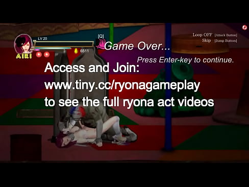Cute hentai woman in sex with a clown in guilty hell adult game