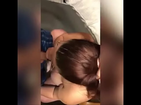 Milf sucks a big dick in the kitchen
