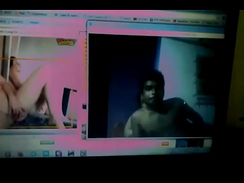 Deshi couple showing boobs on Facebook video chat