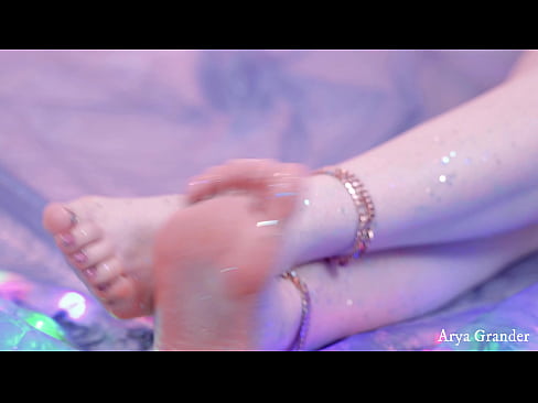Arya Grander Feet Close Up, Food Feetish