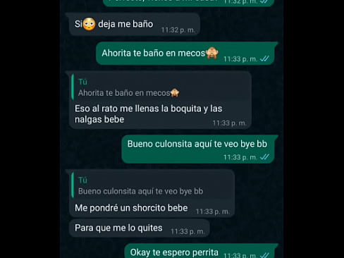 Chat privado con mi ex termina en sexo